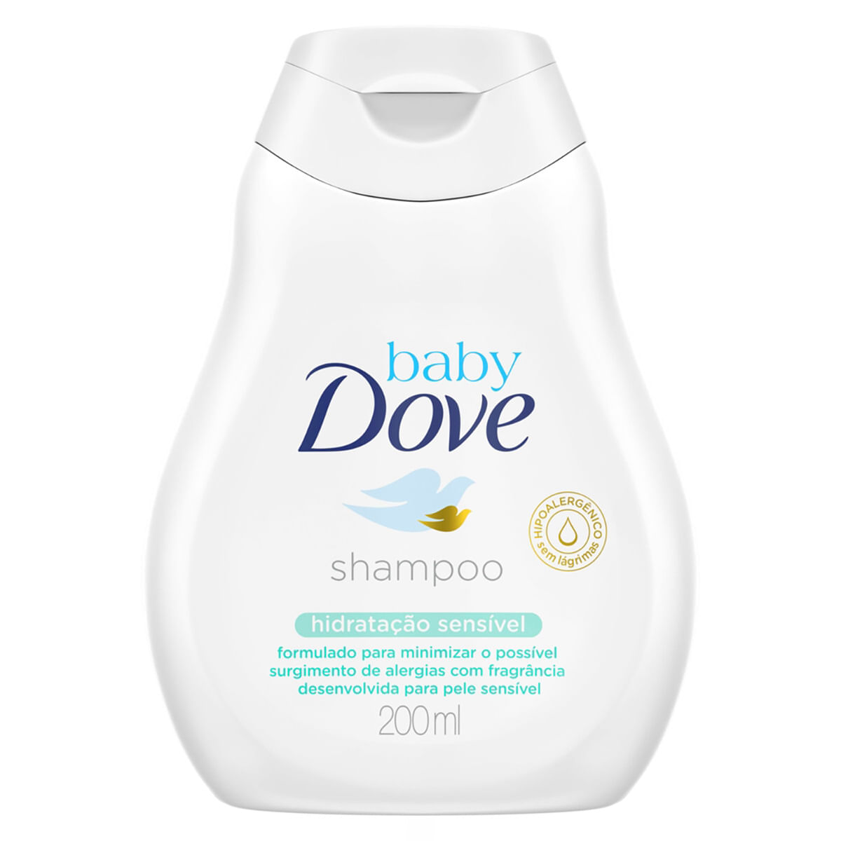 Shampoo Baby Dove Hidratação Sensível 200 ml