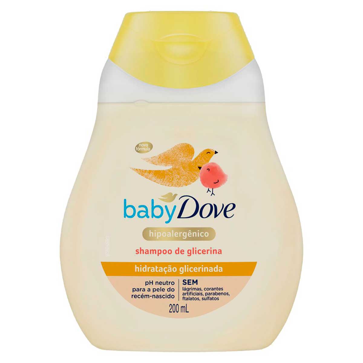 Shampoo de Glicerina Baby Dove Hidratação Glicerinada 200 ml