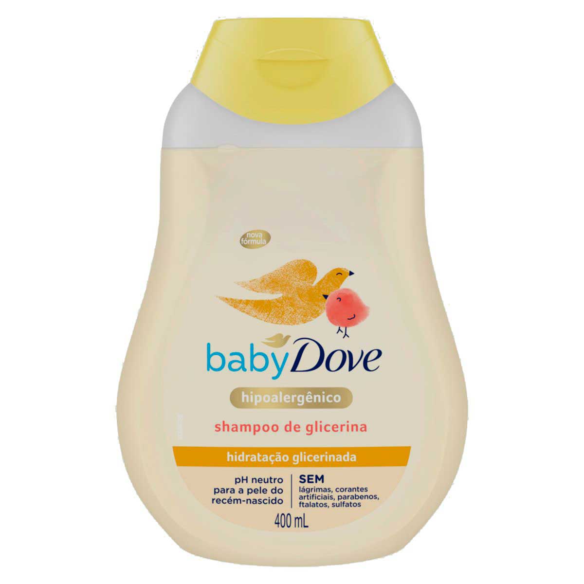 Shampoo de Glicerina Baby Dove Hidratação Glicerinada 400ml