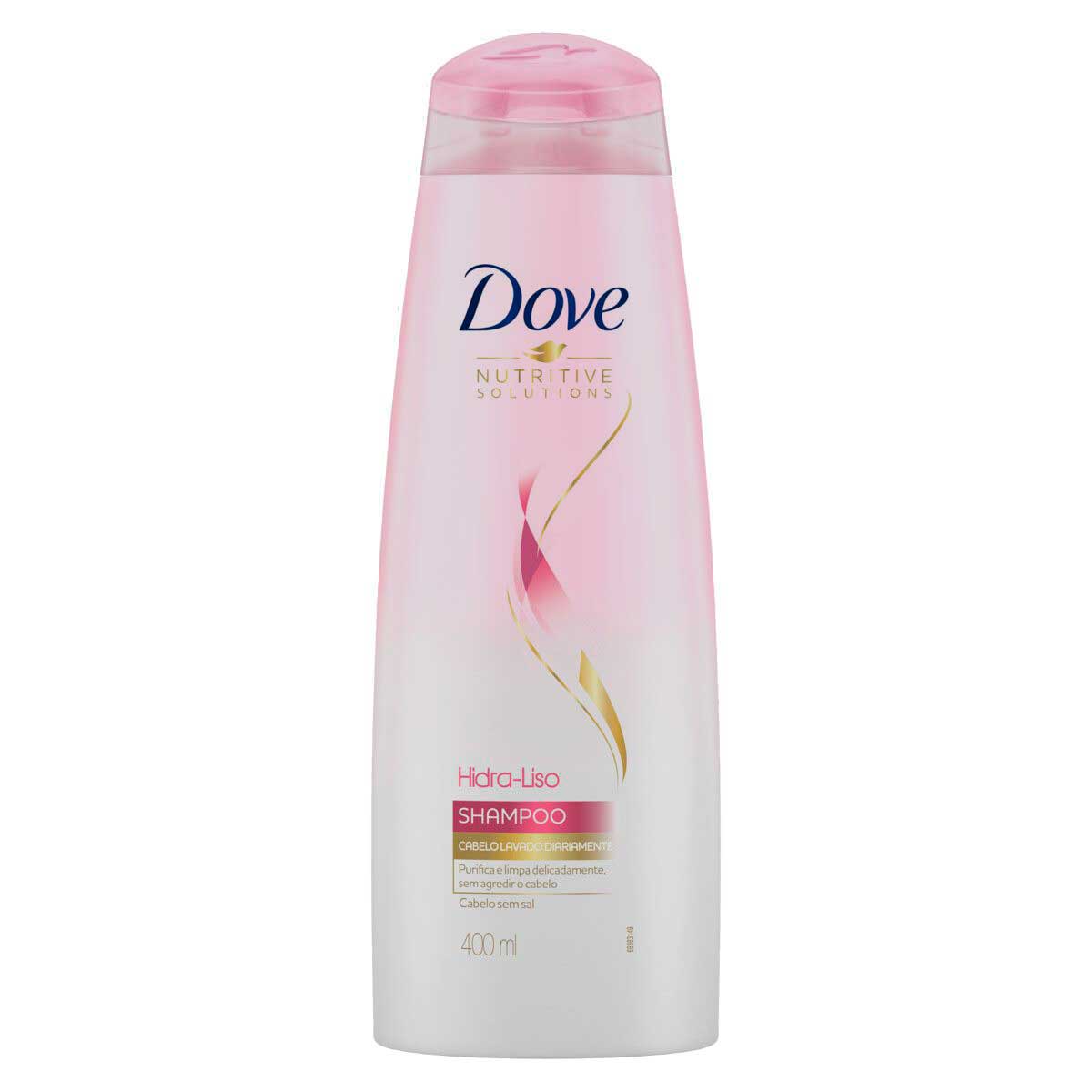 Shampoo Dove Hidra-Liso com tecnologia de hidratação 400ml