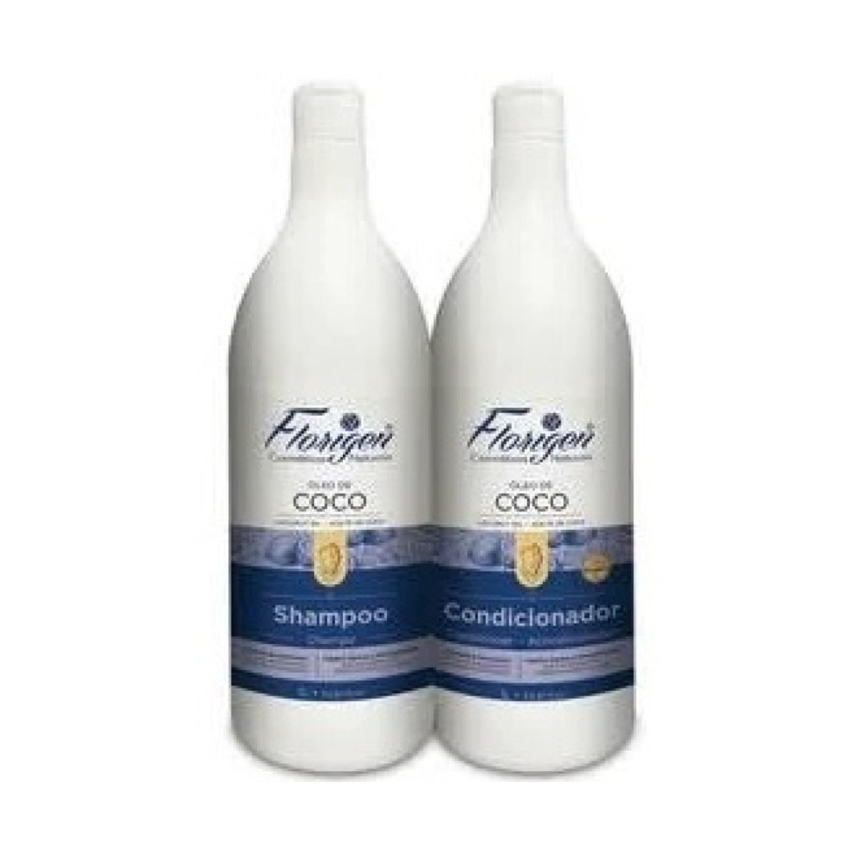 Shampoo e Condicionador Florigen Óleo de Coco 1 Litro