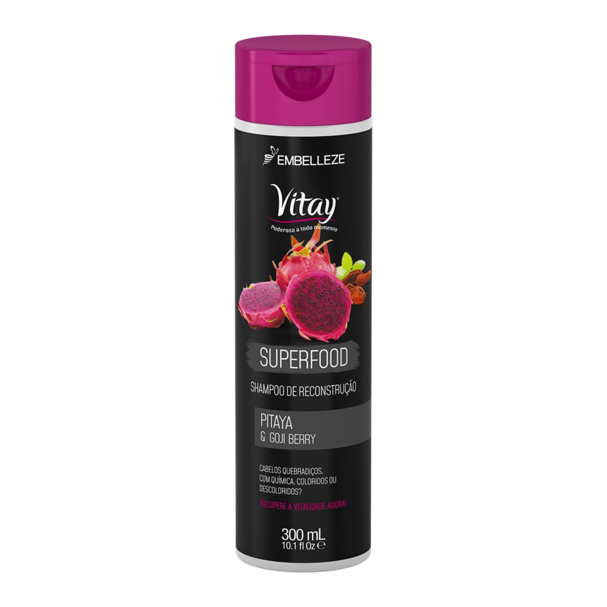 Shampoo Embelleze Vitay Superfood Pitaya &amp; Gojiberry 300 ml