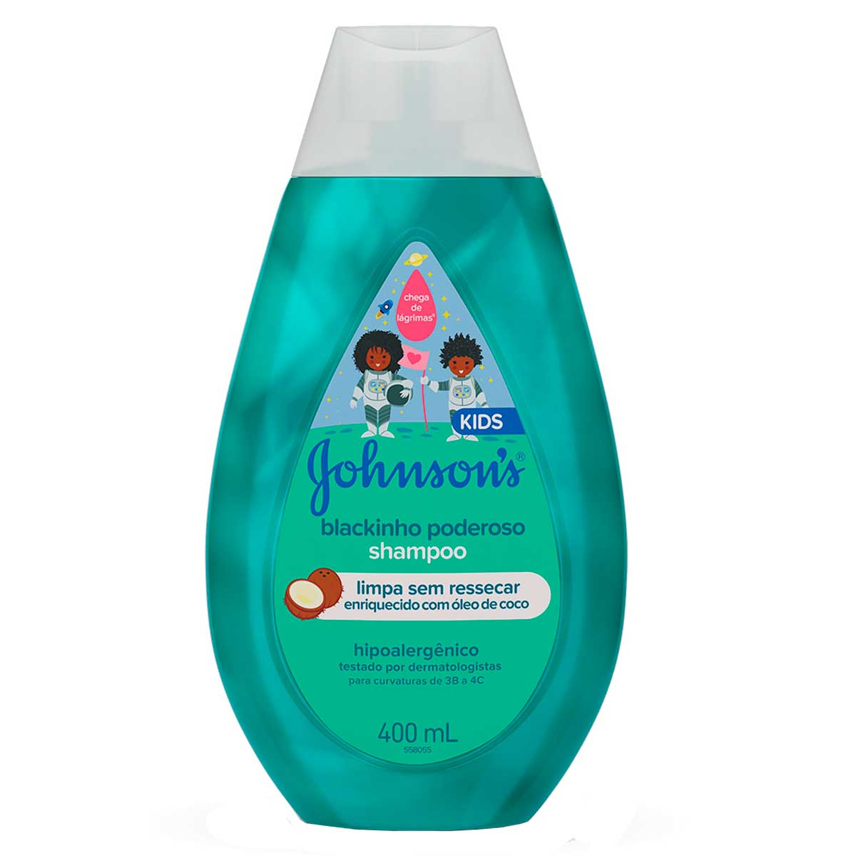 Shampoo Infantil Blackinho Poderoso Johnsons Baby 400ml