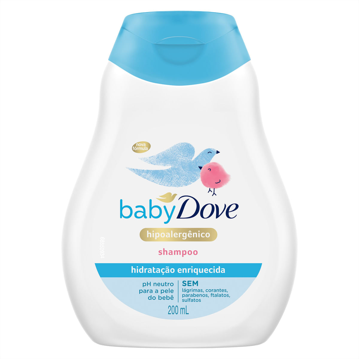 Shampoo Hidratação Enriquecida Dove Baby Frasco 200 ml