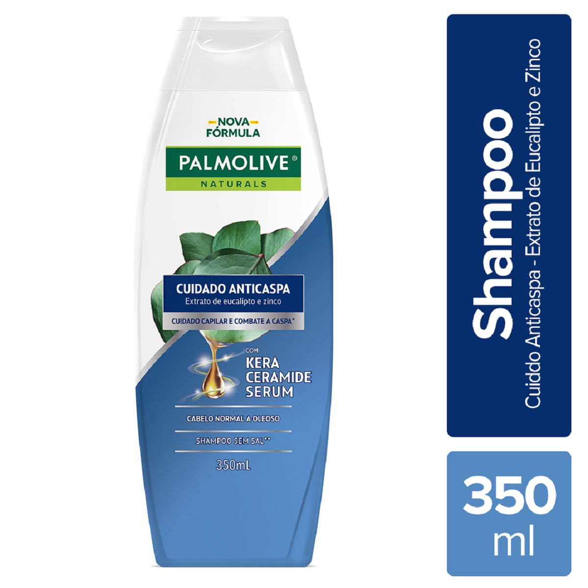 Shampoo Palmolive Naturals Anticaspa Clássico sem Sal 350ml