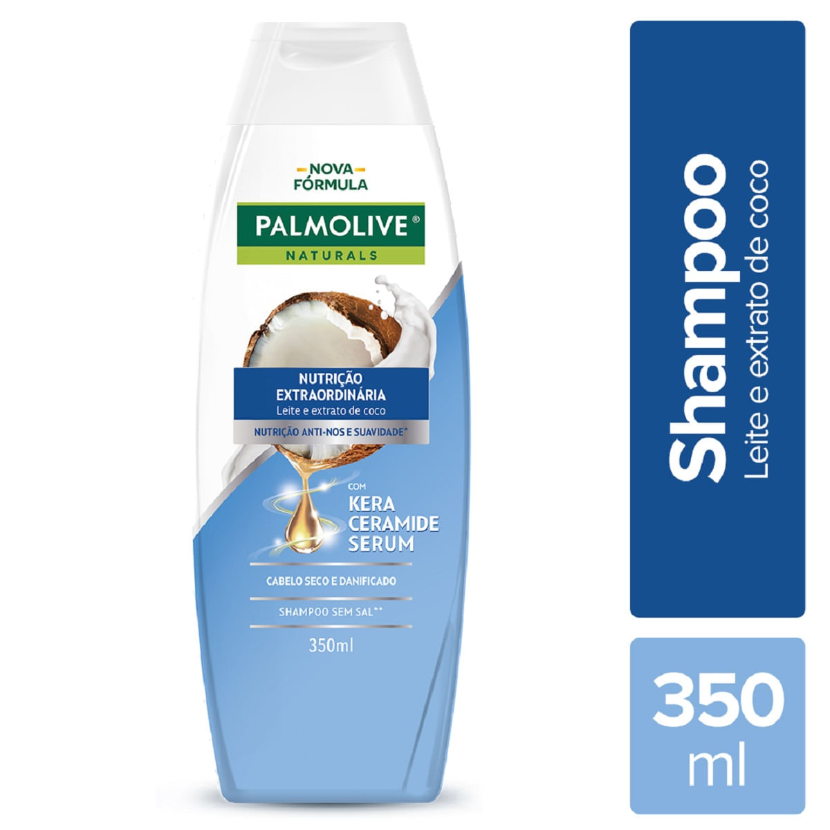 Shampoo Palmolive Naturals Maciez Prolongada sem Sal 350ml