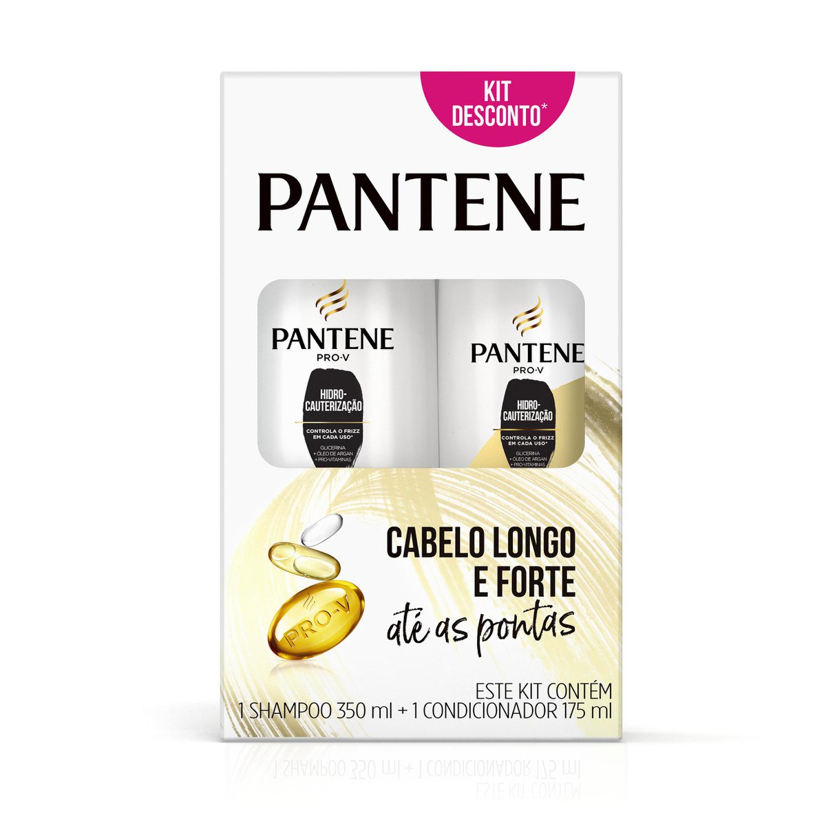 Shampoo Pantene Hidrocauterização 350 ml + Condicionador 175 ml