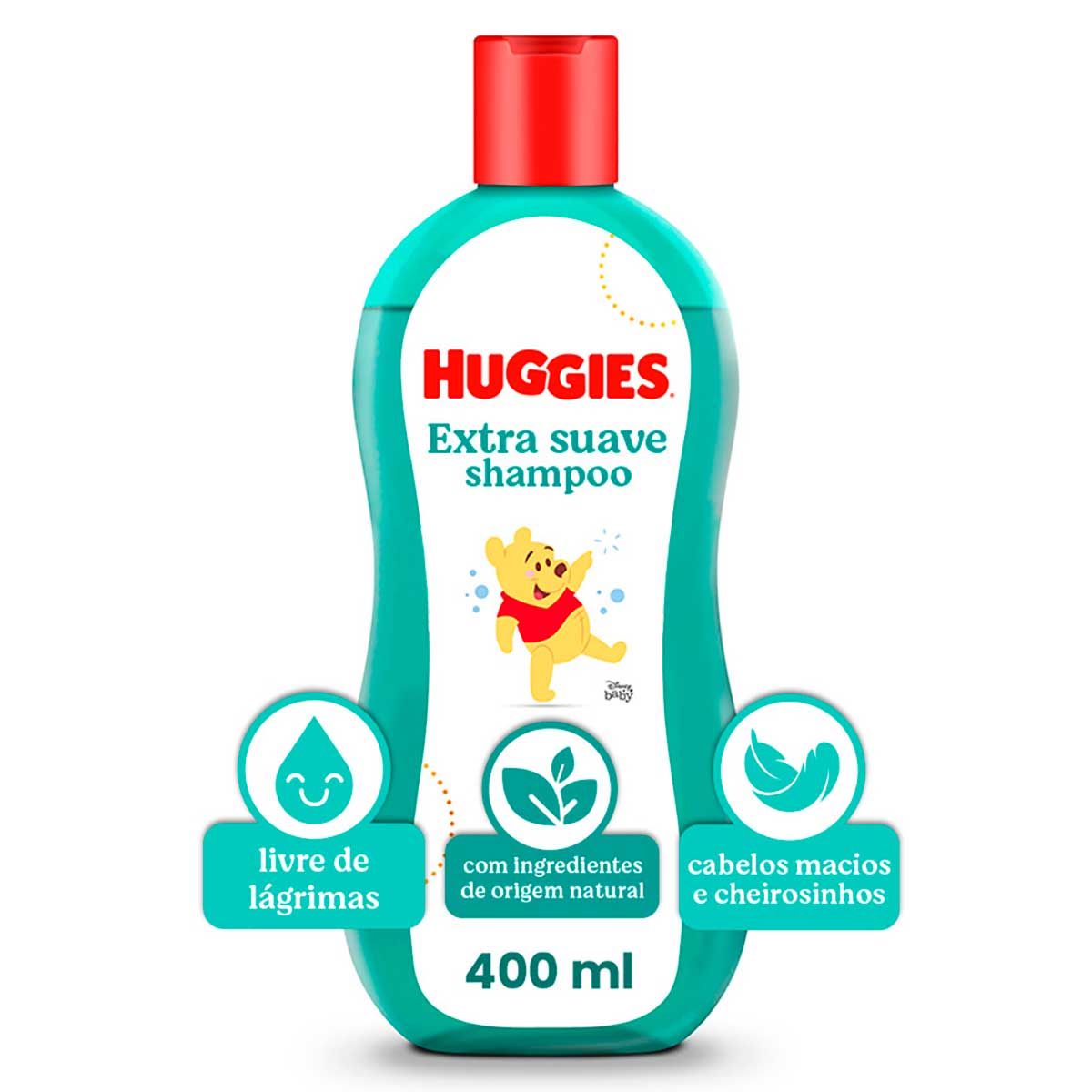 Shampoo para Bebê Huggies Extra Suave 400ml