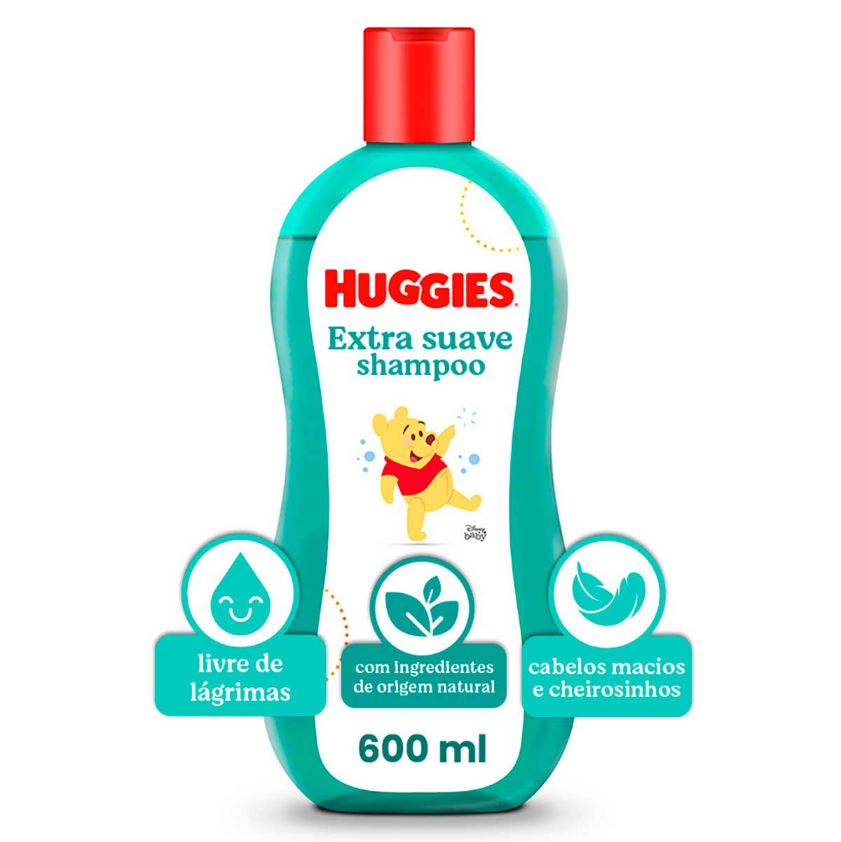 Shampoo para Bebê Huggies Extra Suave 600ml