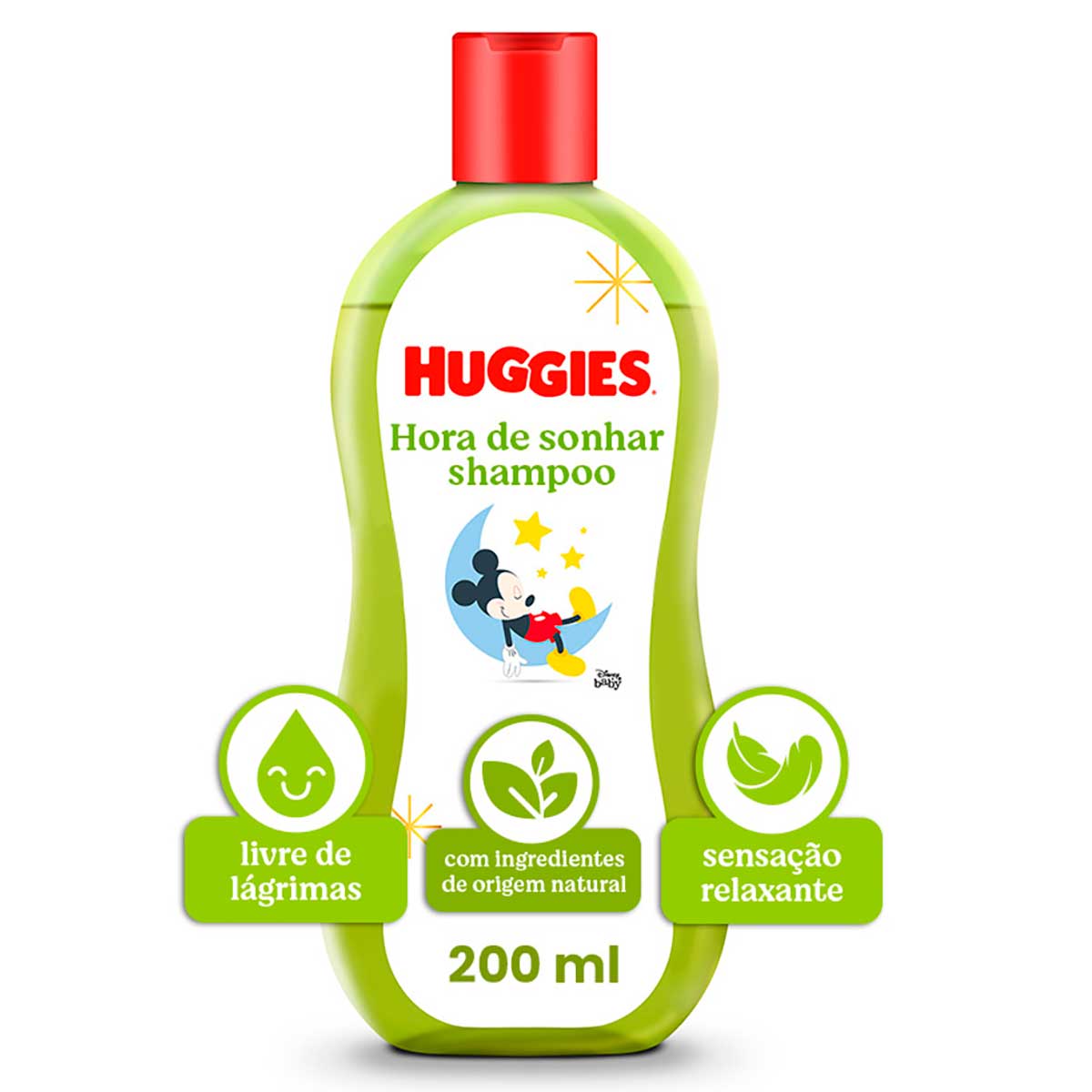 Shampoo para Bebê Huggies Hora de Sonhar 200ml