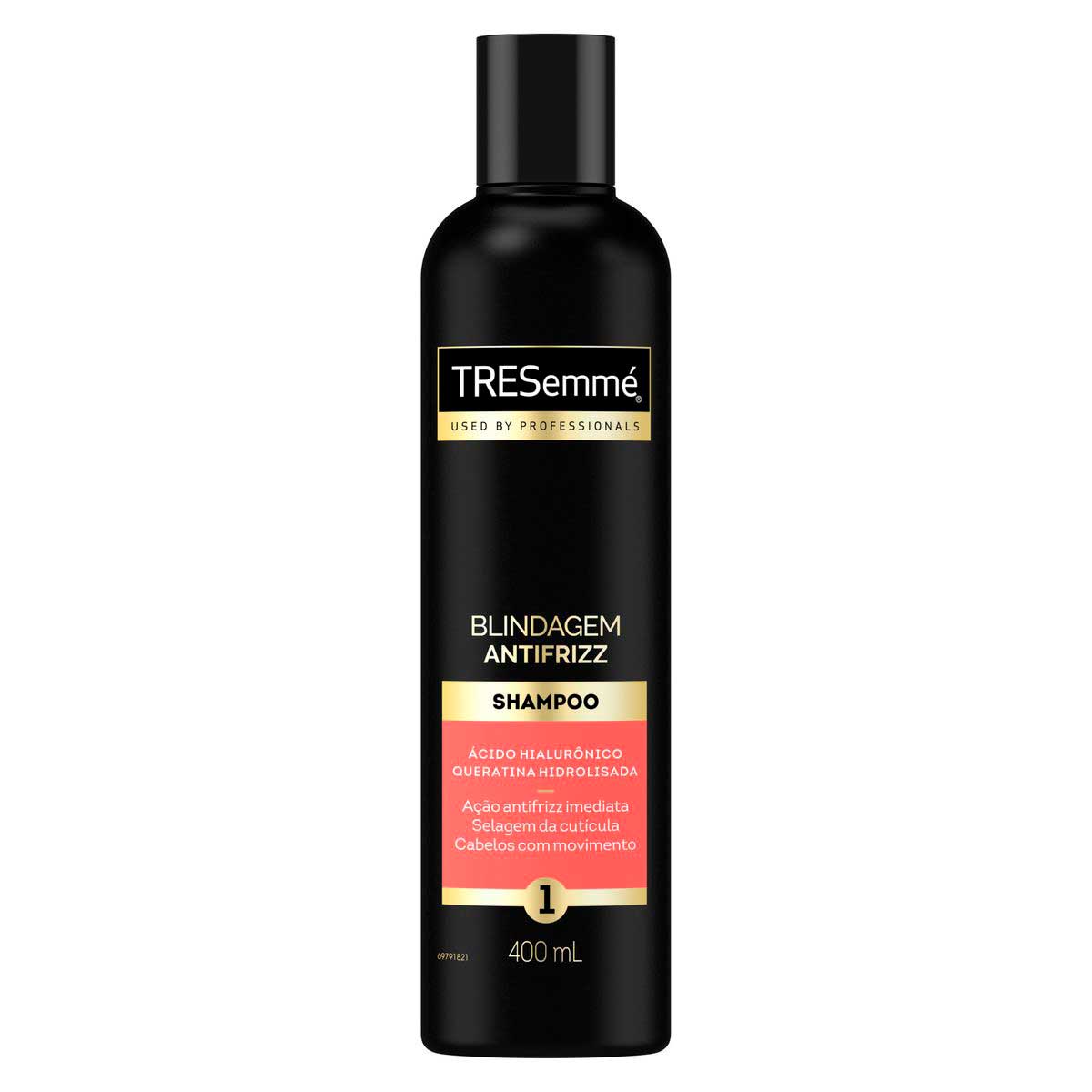 Shampoo Tresemmé Blindagem Antifrizz Frasco 400 ml