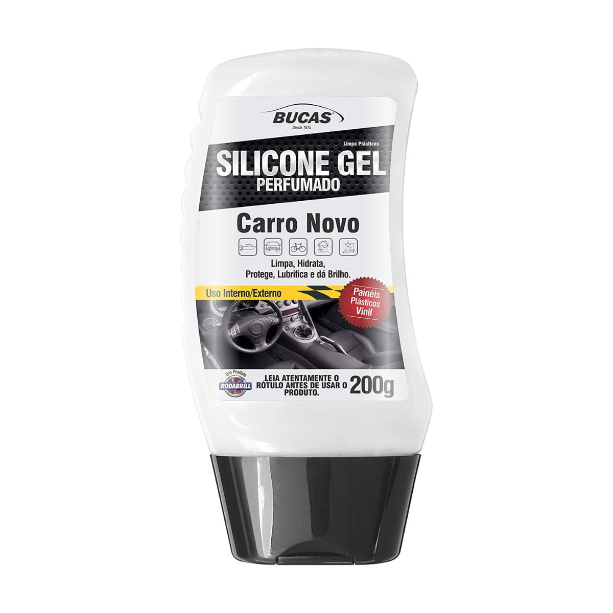 Silicone Gel Perfumado Carro Novo Bucas 200 g