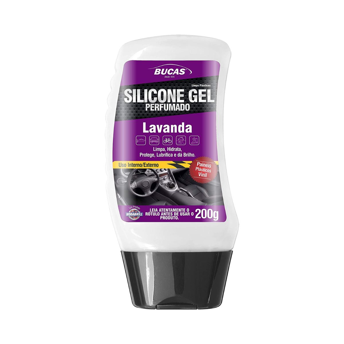 Silicone Gel Perfumado Lavanda Bucas 200 g