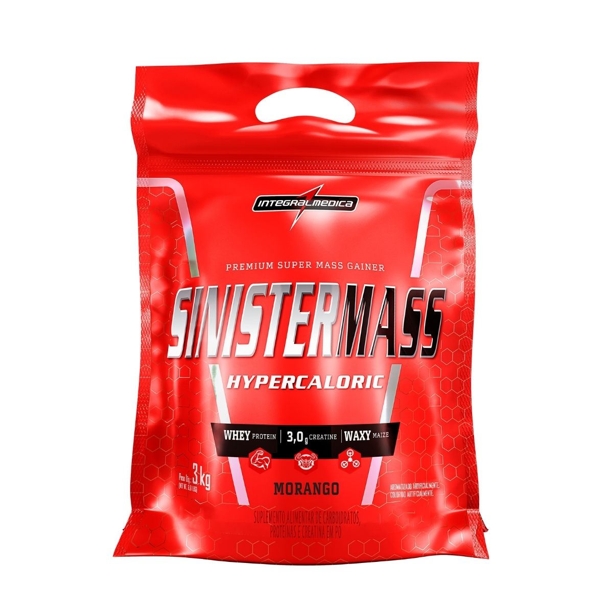 Sinister Mass Morango Pouch Intergralmedica 3 kg