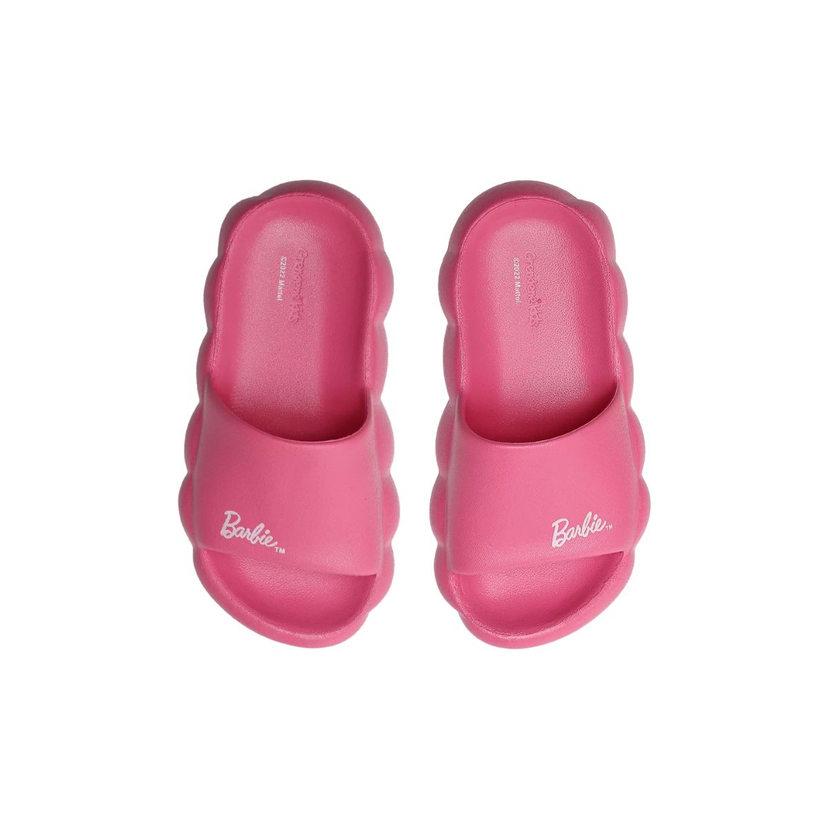 Chinelo Slide Infantil Grendene Kids Comfy Barbie Rosa 29