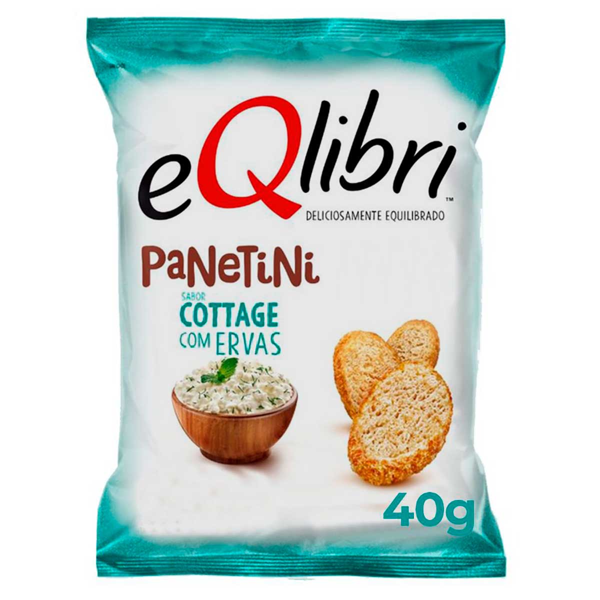 Snack Cottage Com Ervas Eqlibri Panetini Pacote 40G