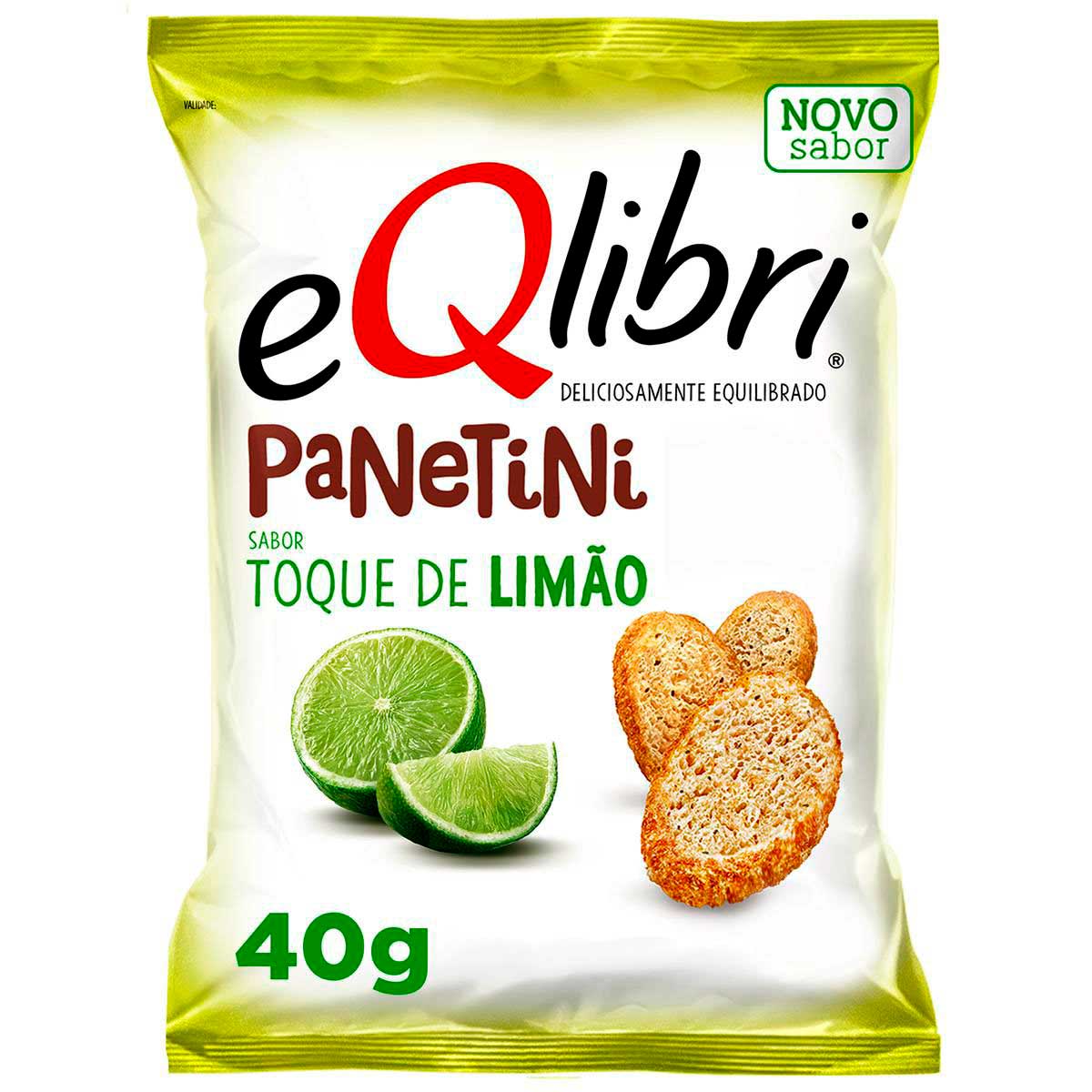 Snack Eqlibri Panetini Sabor Limão 40g