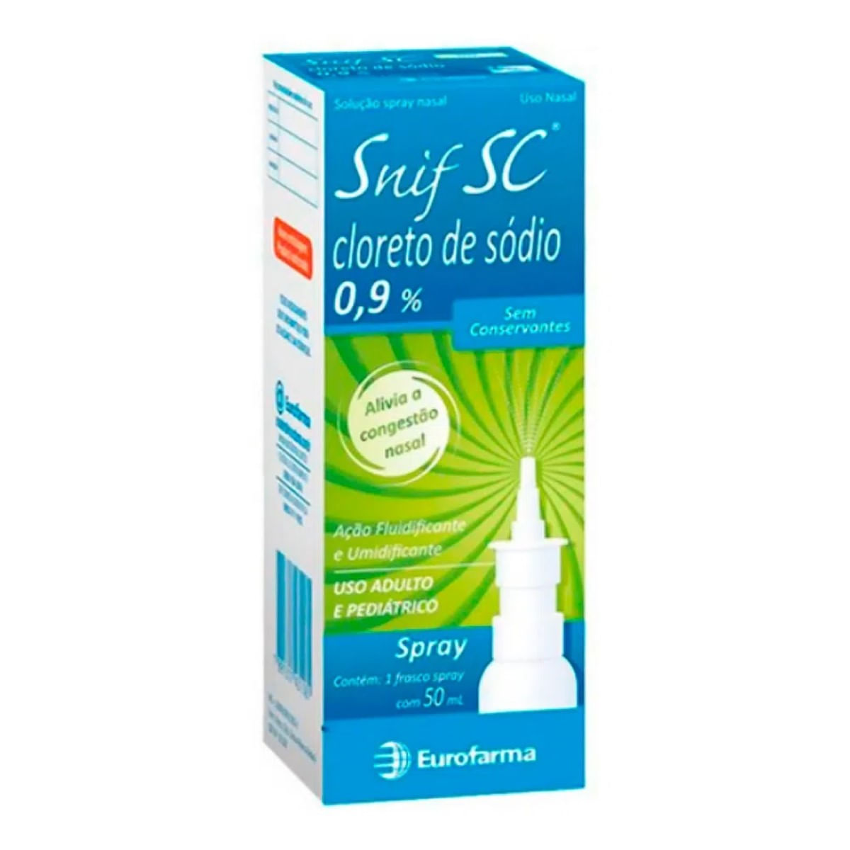 Snif SC Solução Nasal 0,9% Spray 50 ml