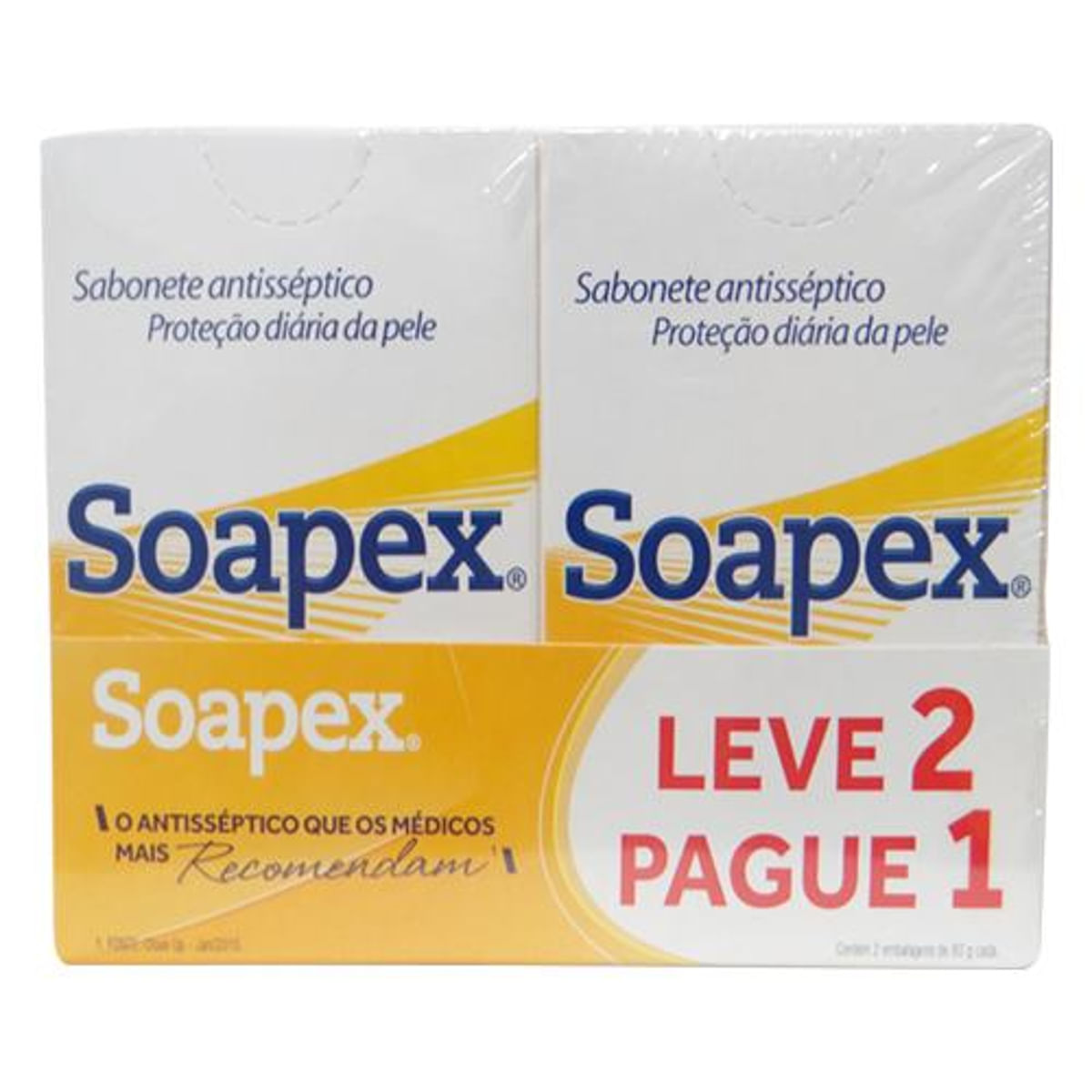 Kit Sabonete Barra Soapex Leve 2 Pague 1 - Oferta Especial