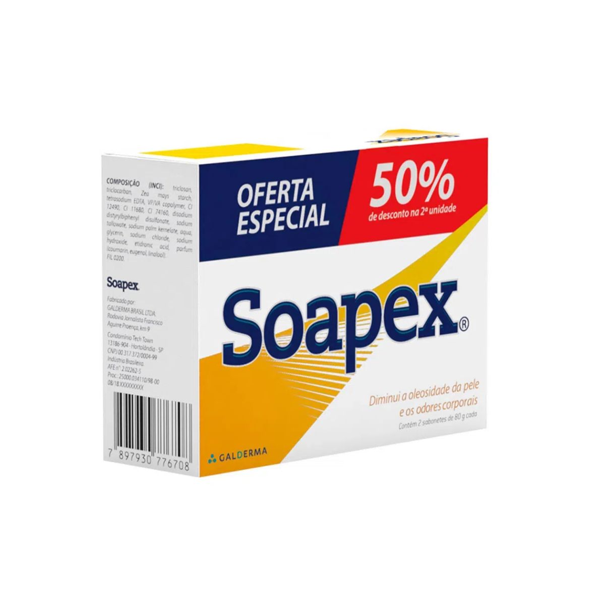 Sabonete Soapex original com 2 unidades