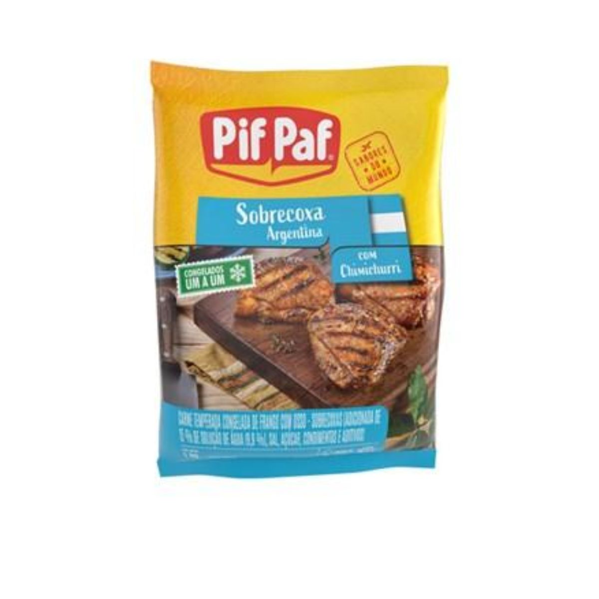 Coxa com sobrecoxa Argentina com Frango com Chimichurri Pif Paf Congelado 1 kg