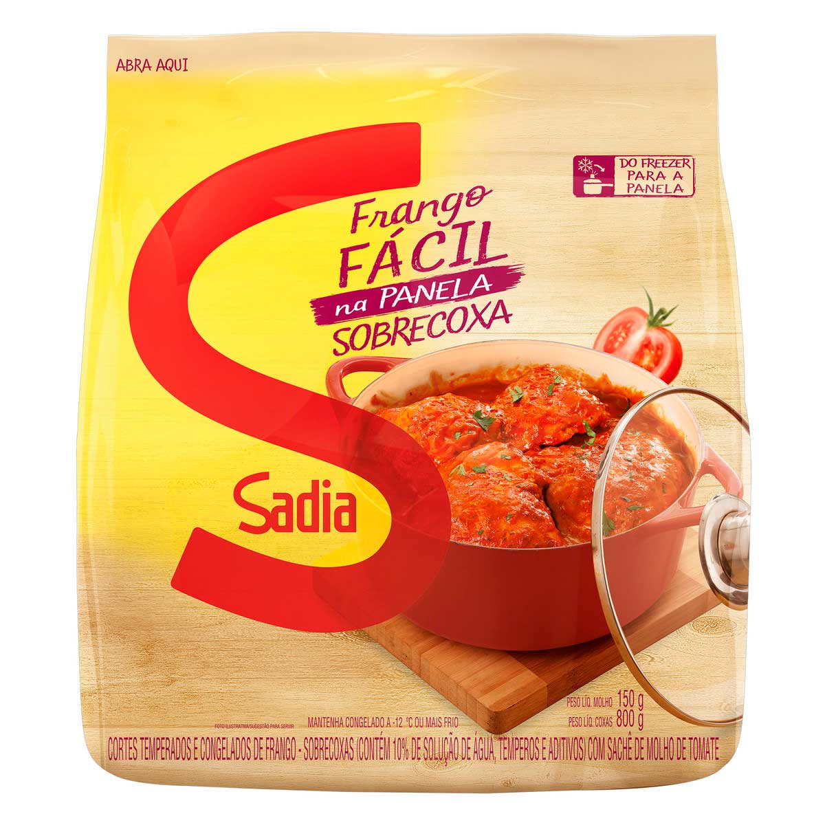 Sobrecoxa de Frango Congelado Assa Fácil Sadia 950 g