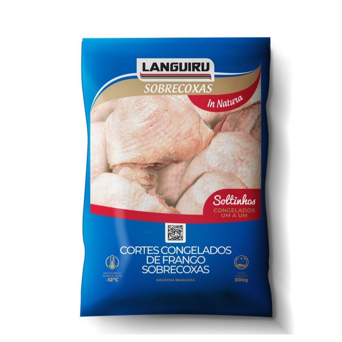 Sobrecoxa Frango Congelada Languiru 800 g