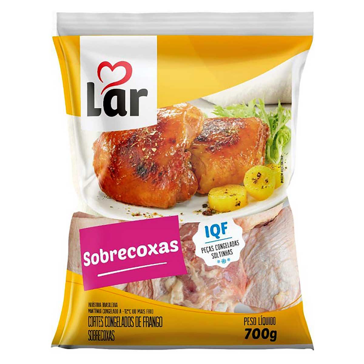 Sobrecoxa de Frango IQF Lar 700g