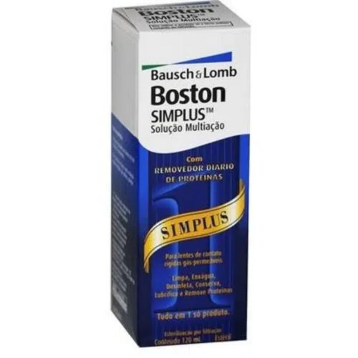 Solução para Lente de Contato Boston Simplus Frasco 120 ml