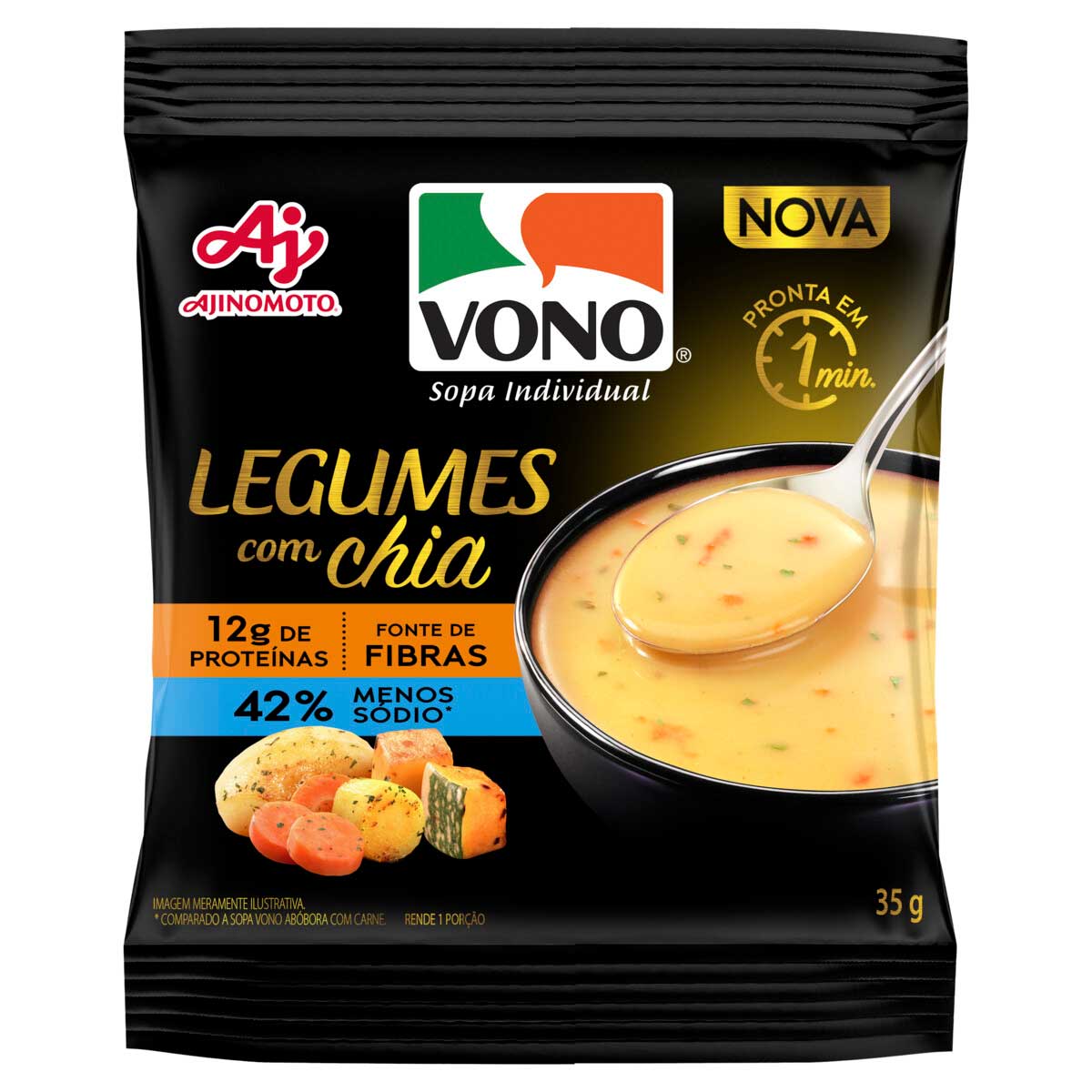 Sopa Sabor Legumes com Chia Vono 35g