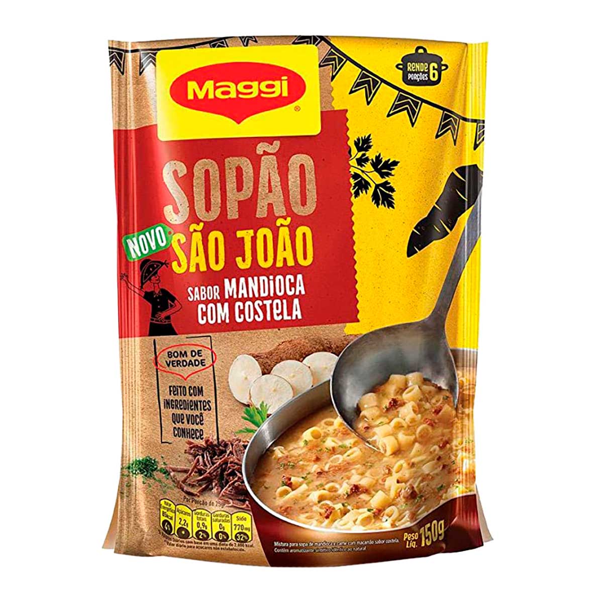 Sopão de Mandioca Maggi Nestlé 150 g