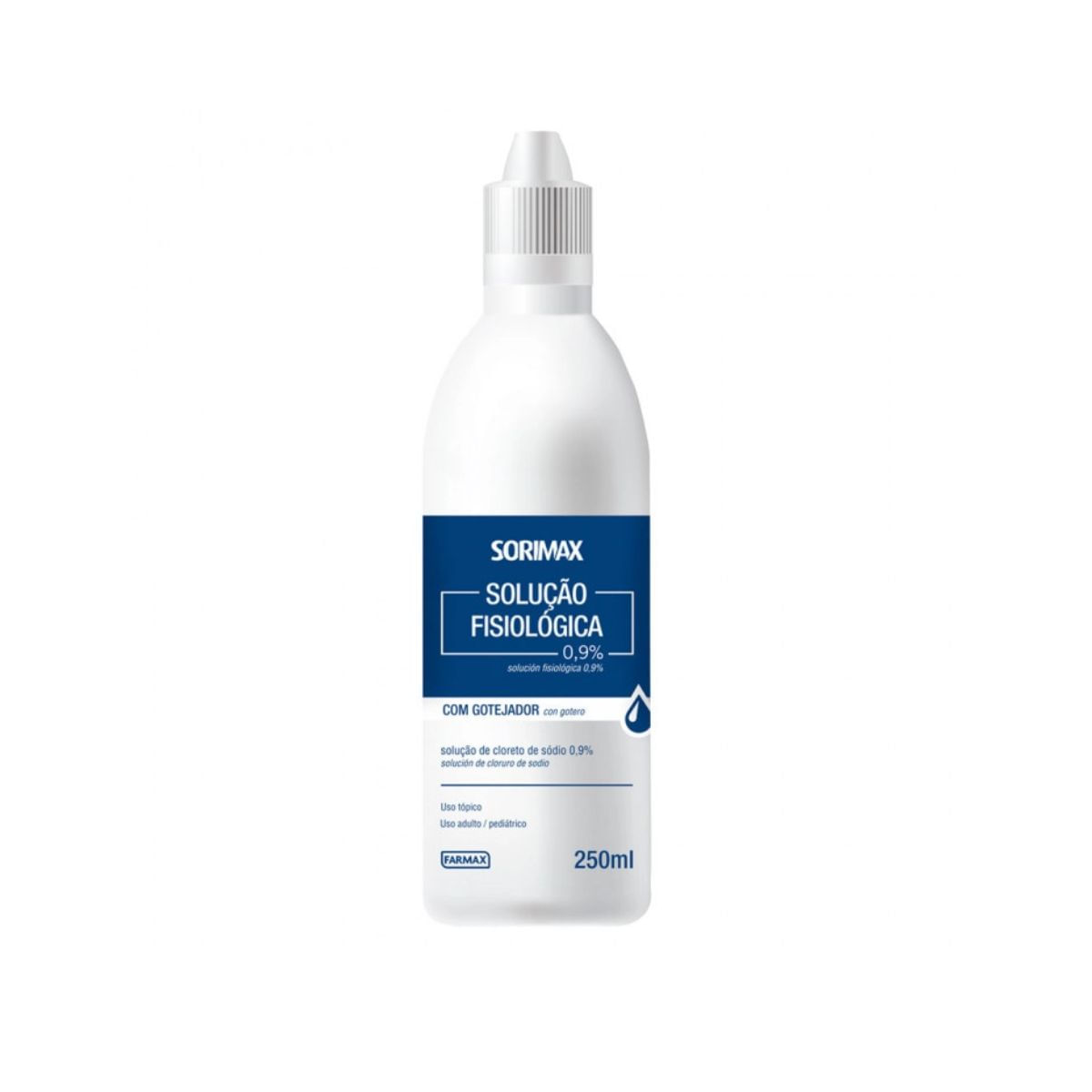 Soro fisiologico farmax com 250 ml