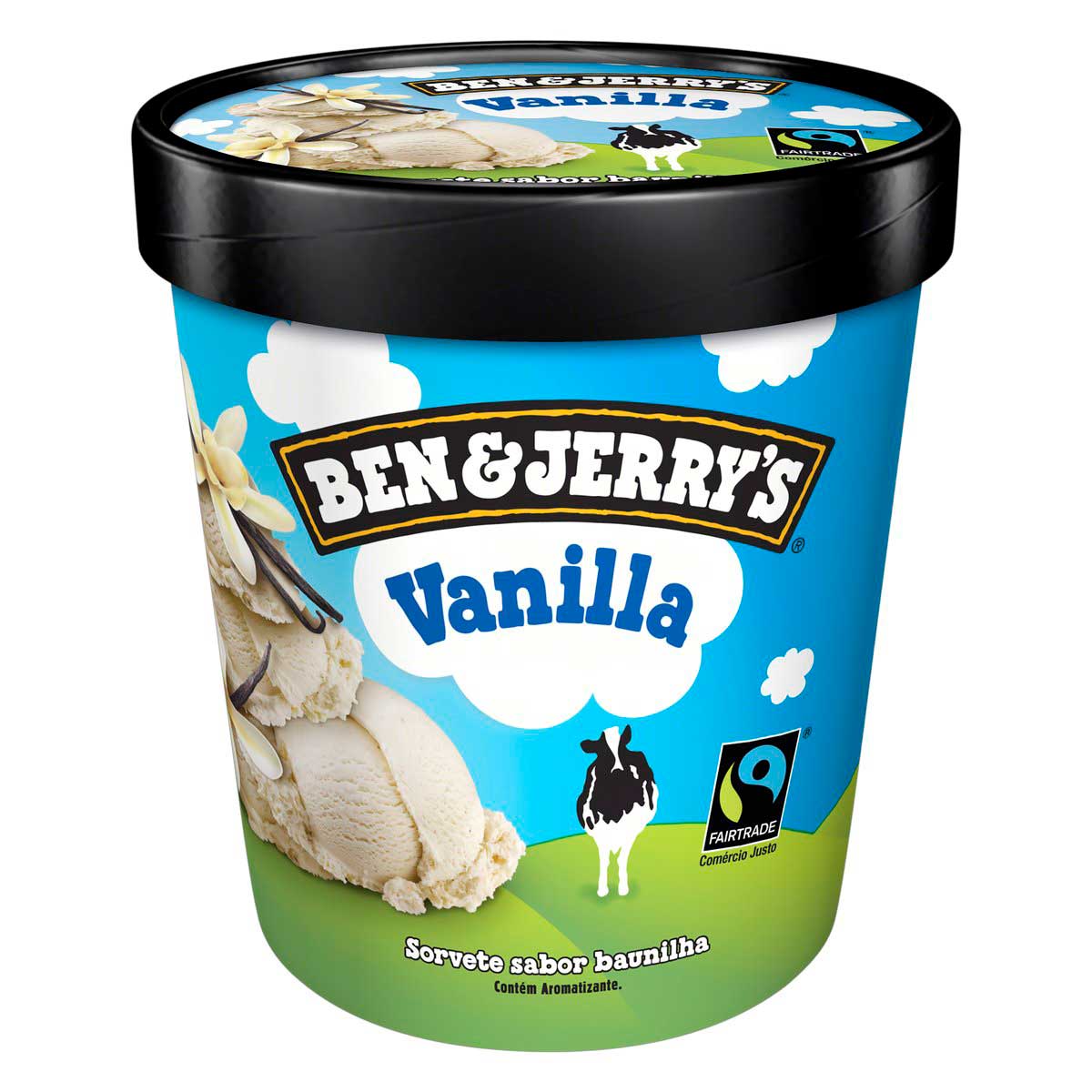 Sorvete Sabor Vanilla Ben &amp; Jerry&apos;s 458ml