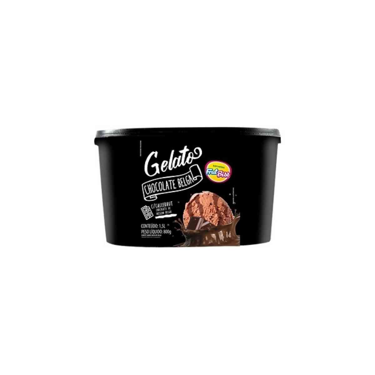 Gelato Frutbiss Chocolate Belga 1,5 L