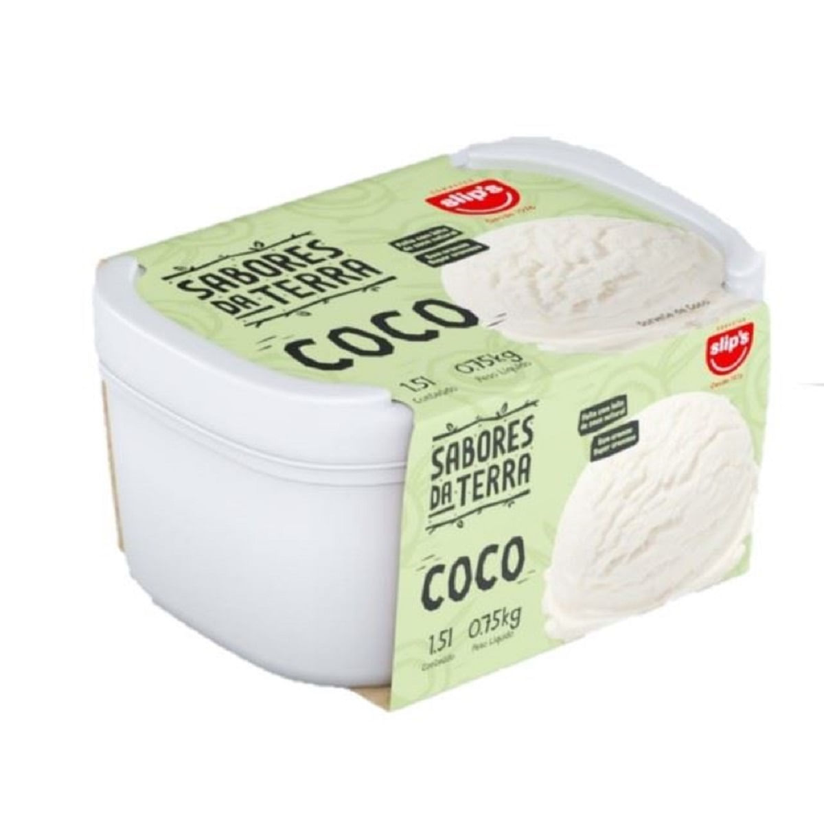 Sorvete Coco Slips 1,5 L