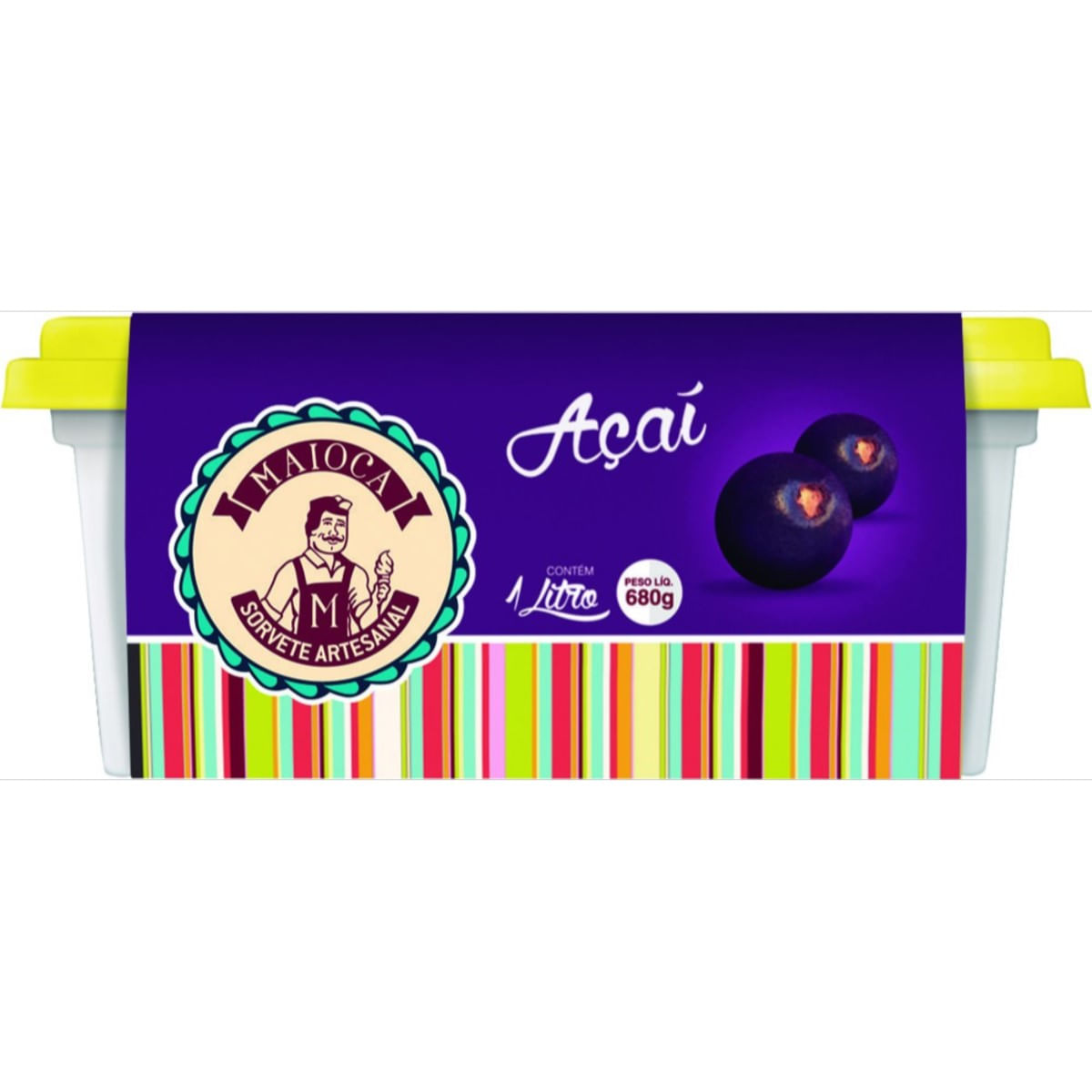 Sorvete Açaí Maioca 1 L