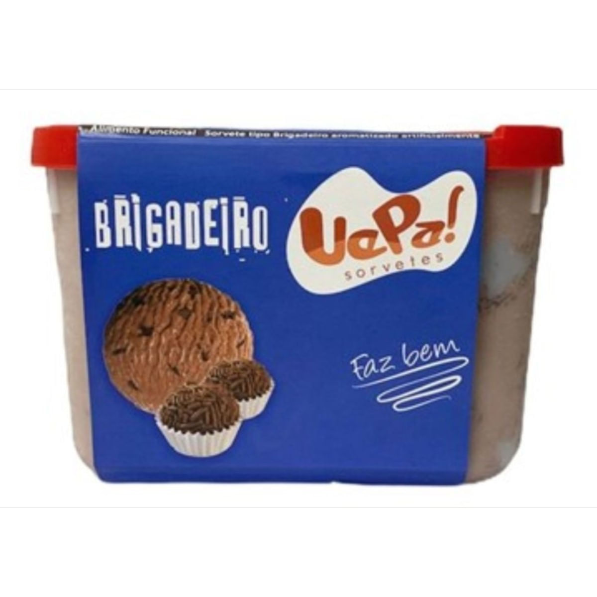 Sorvete Brigadeiro Uepa 2 L