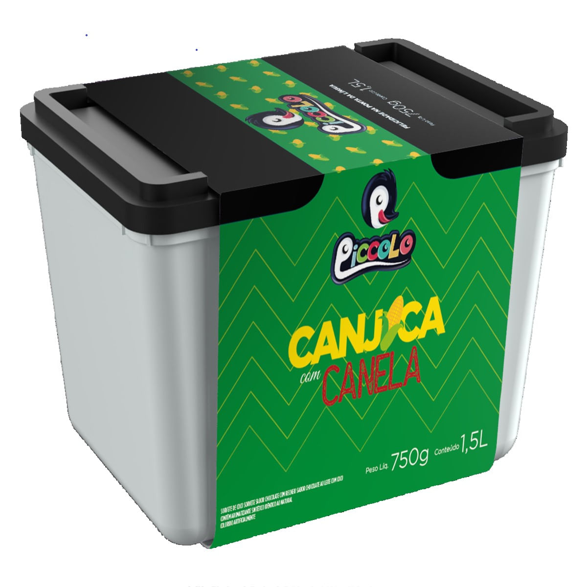 Sorvete Piccolo Canjica com Canela Pote 1,5 L