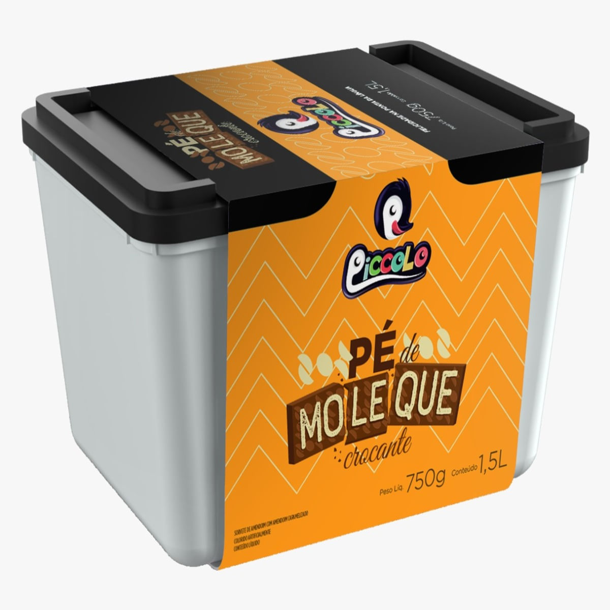 Sorvete Piccolo Pé de Moleque Croc Pote 1,5 L