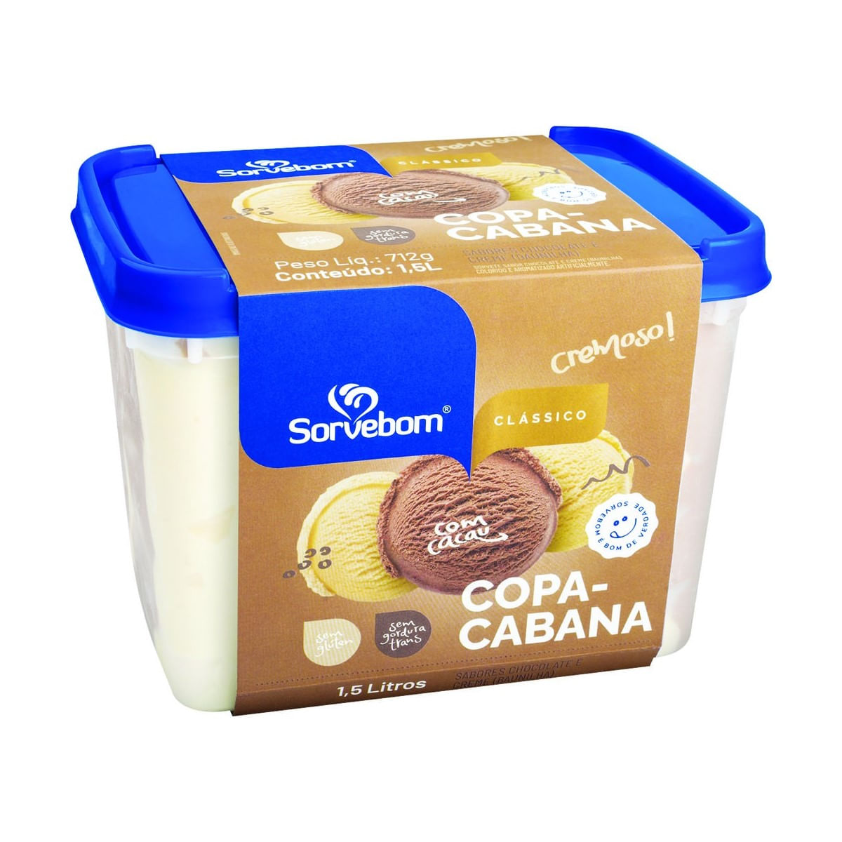 Sorvete Sorvebom Copacabana 5 l