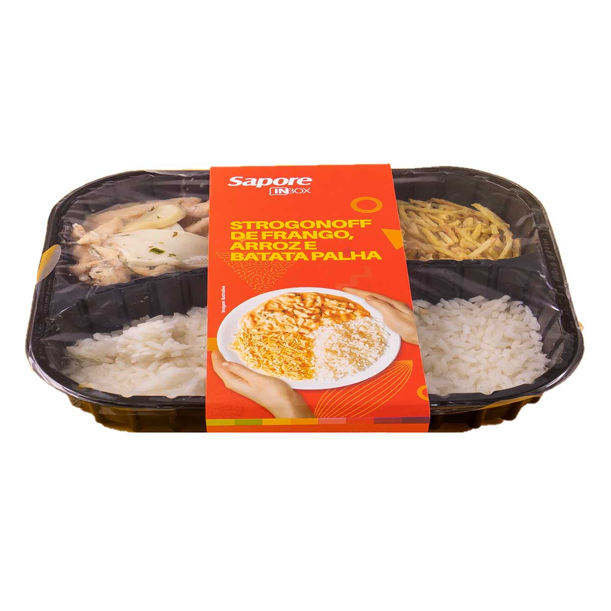 Strogonoff de Frango, Arroz e Batata Palha Sapore 350g