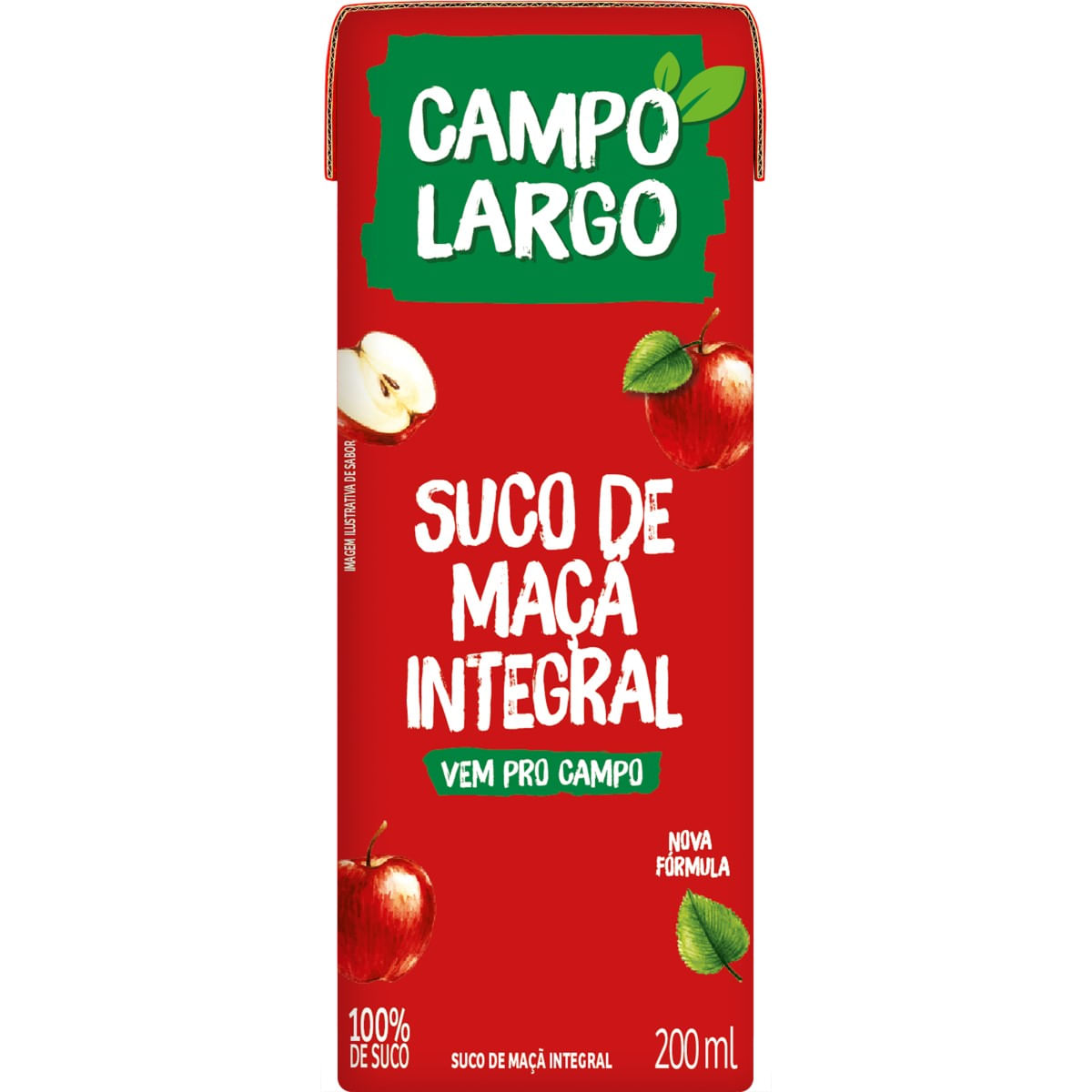 Suco Integral de Maçã Campo Largo 200ml