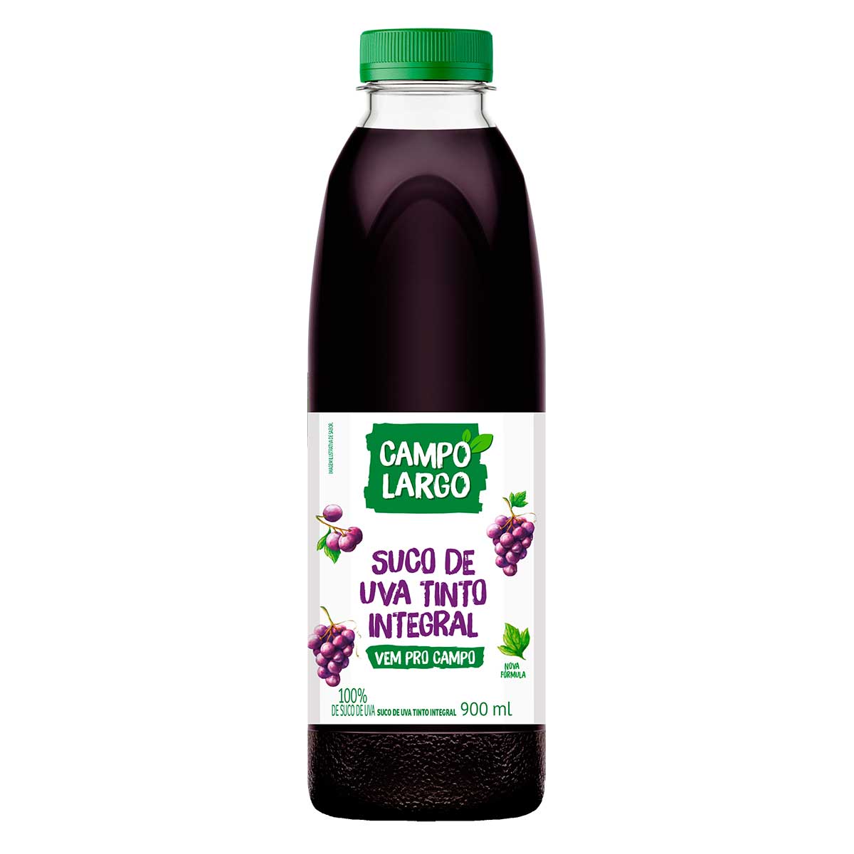 Suco Integral de Uva Campo Largo Lev 900ml