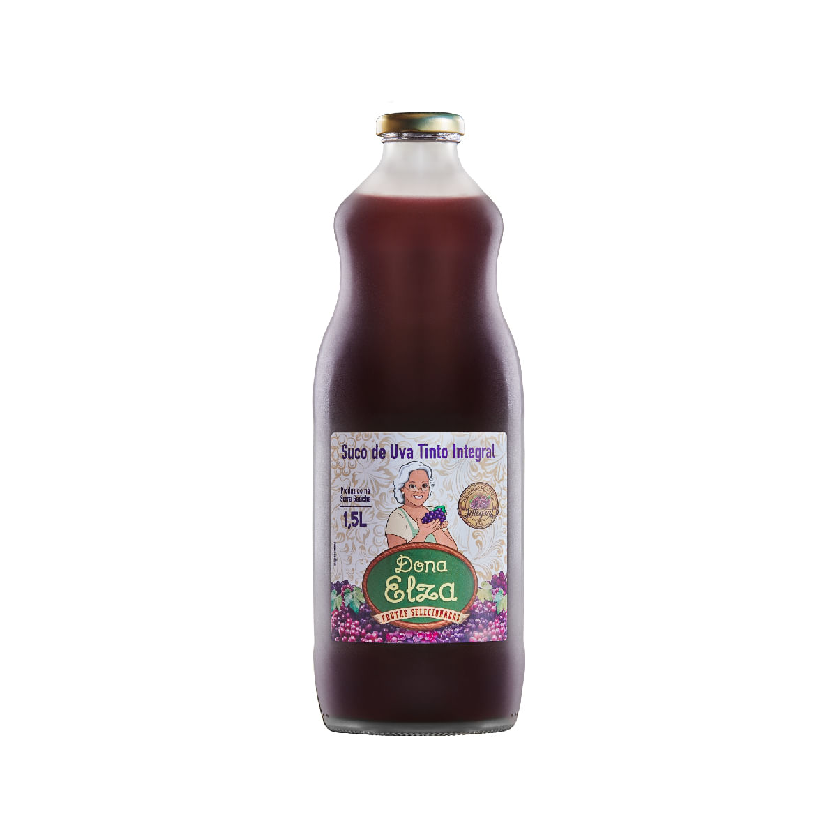 Suco Integral Uva Tinto Dona Elza 1,5 L