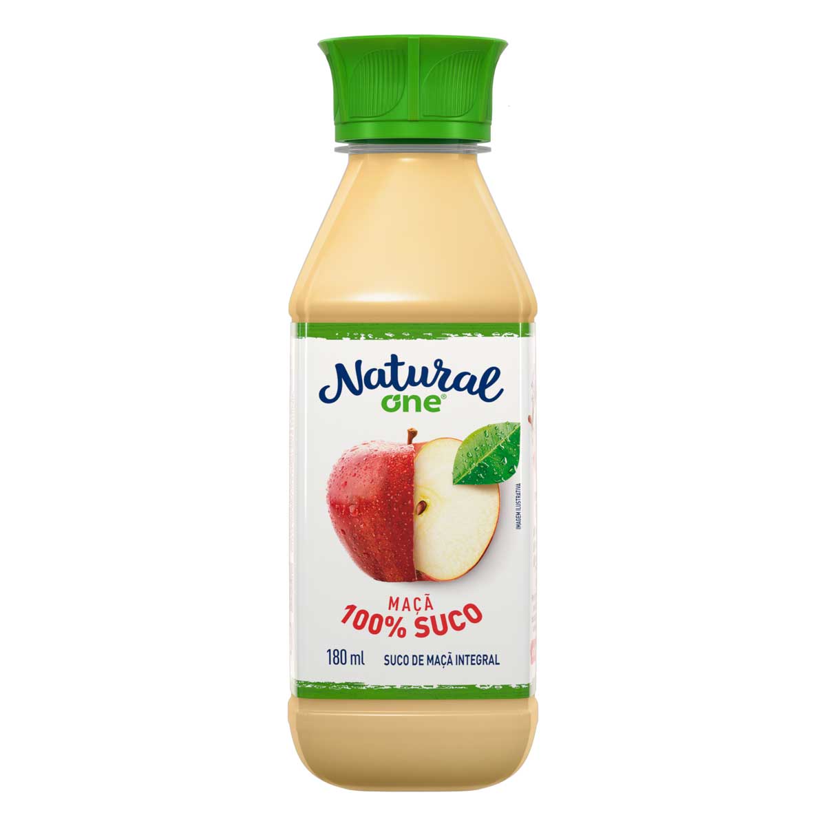 Suco Integral Maçã Natural One Refrigerado Garrafa 180 ml