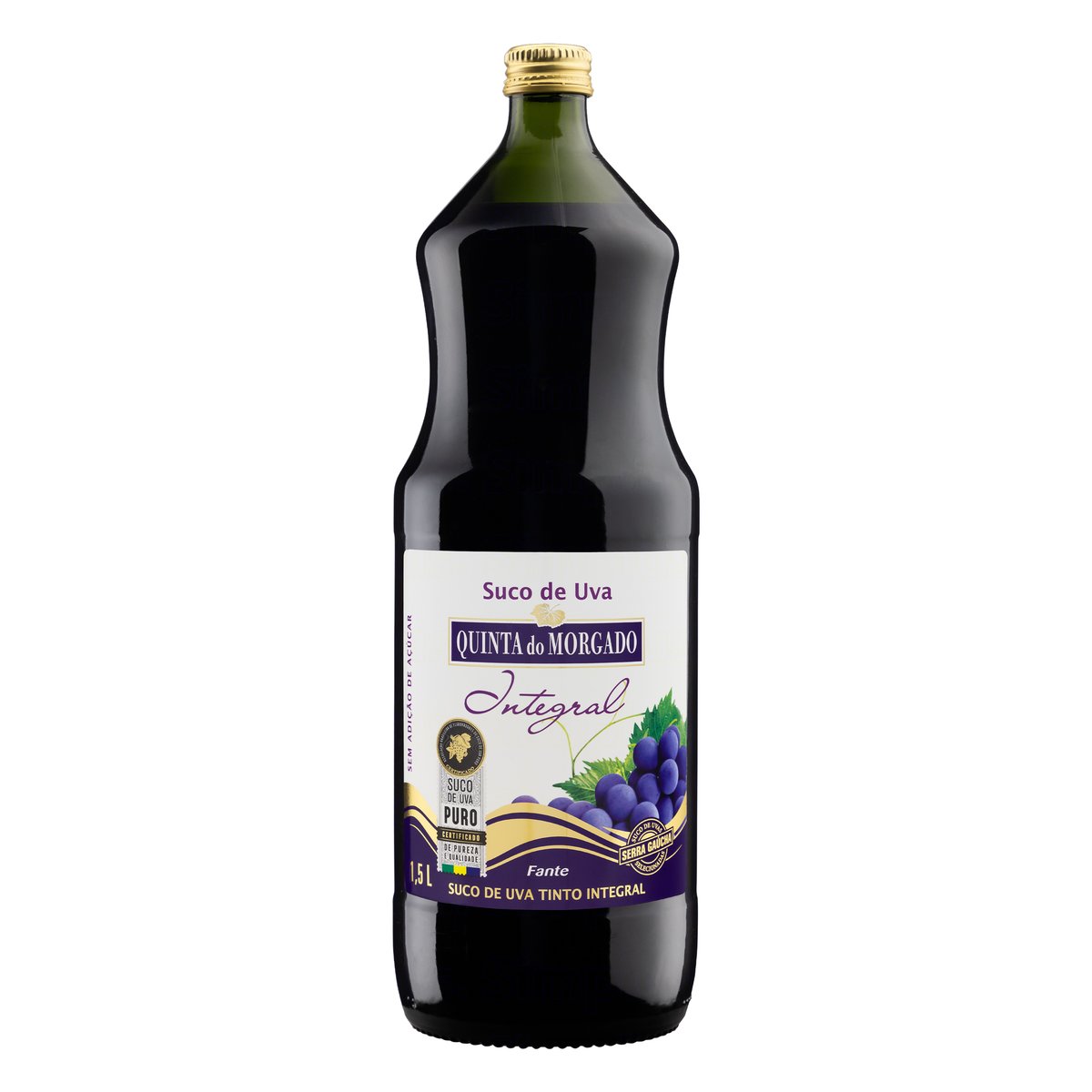 Suco Integral Uva Tinto Quinta do Morgado Garrafa 1,5 L