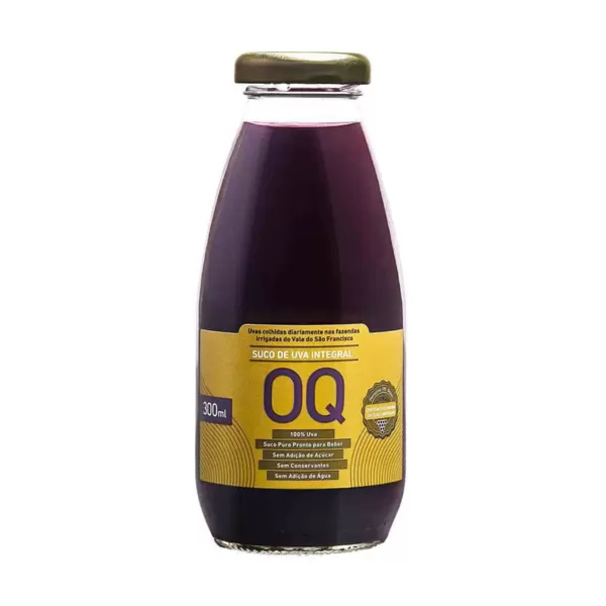 Suco Integral Uva OQ Garrafa 300 ml