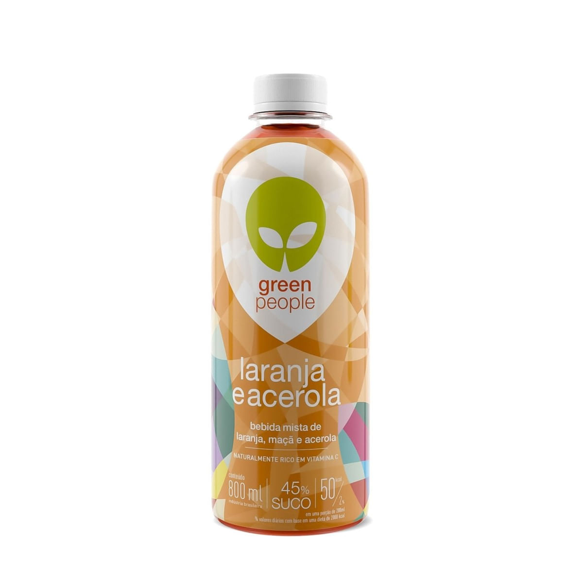 Bebida Mista Laranja e Acerola Greenpeople  800 ml