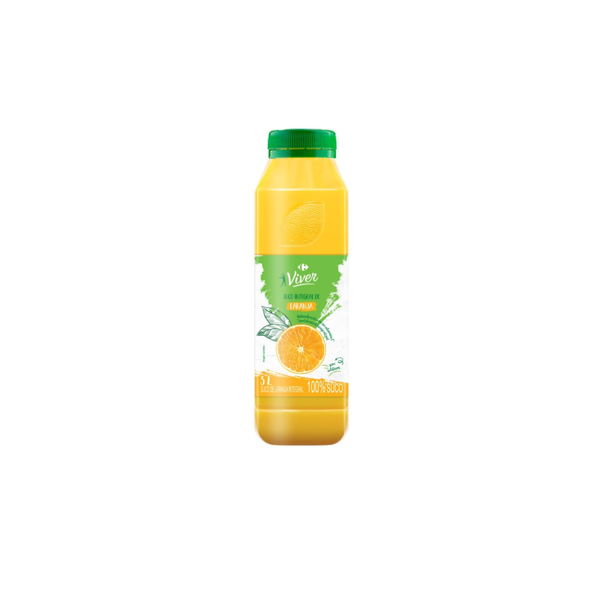 Suco Integral Laranja Carrefour Viver 3 L