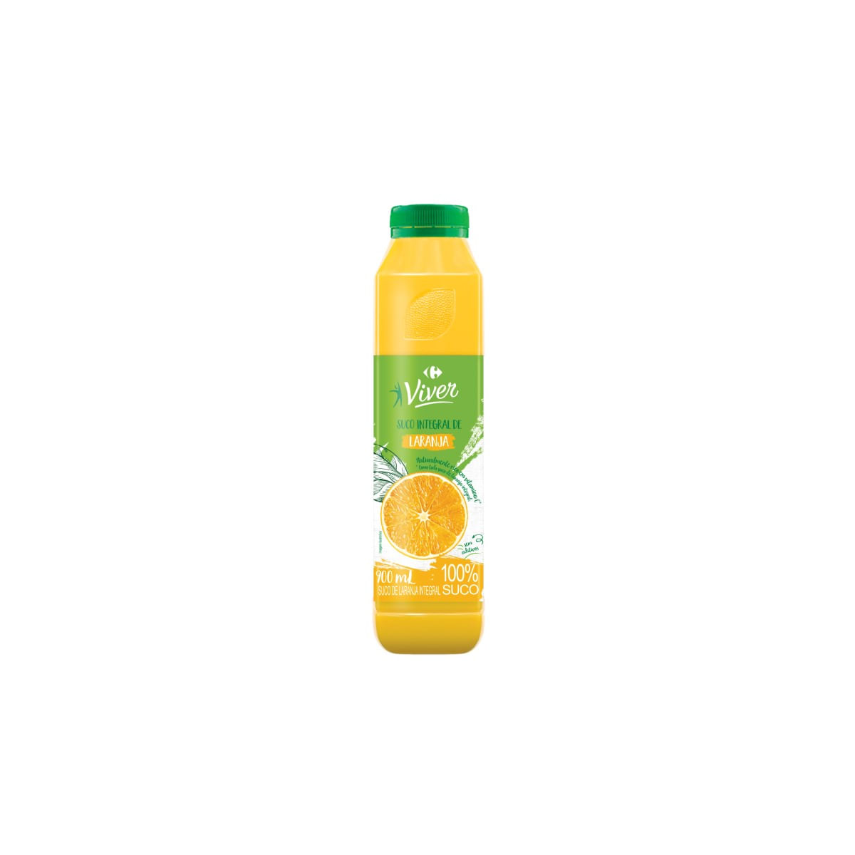 Suco Integral Laranja Carrefour Viver 900 ml